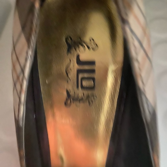 Brown Tartan JLo Stiletto Heals - Picture 3 of 4